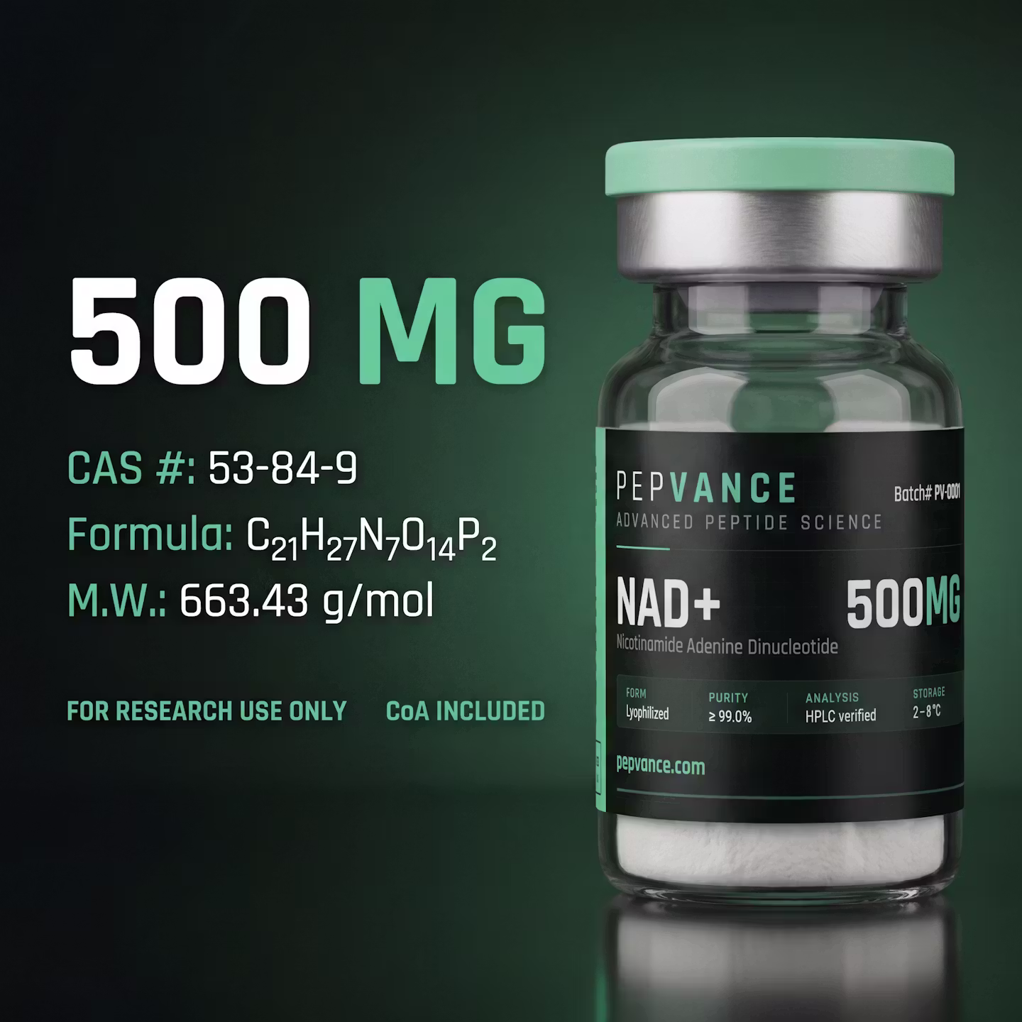 NAD+ 500mg